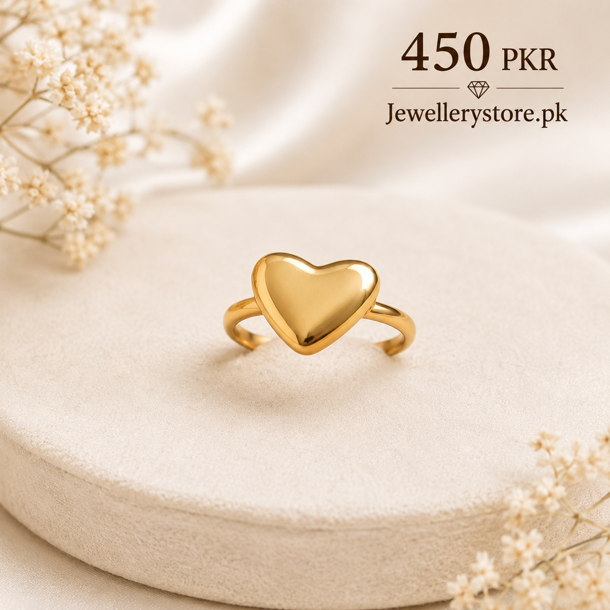 heart shape ring