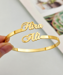 Customized Name Bracelet Double Name in Kara Style