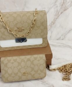 Premium Quality Designer-Inspired Crossbody Shoulder Bag & Wallet Set
