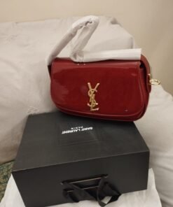 SLY - Saint Laurent Style Red Patent Shoulder Bag