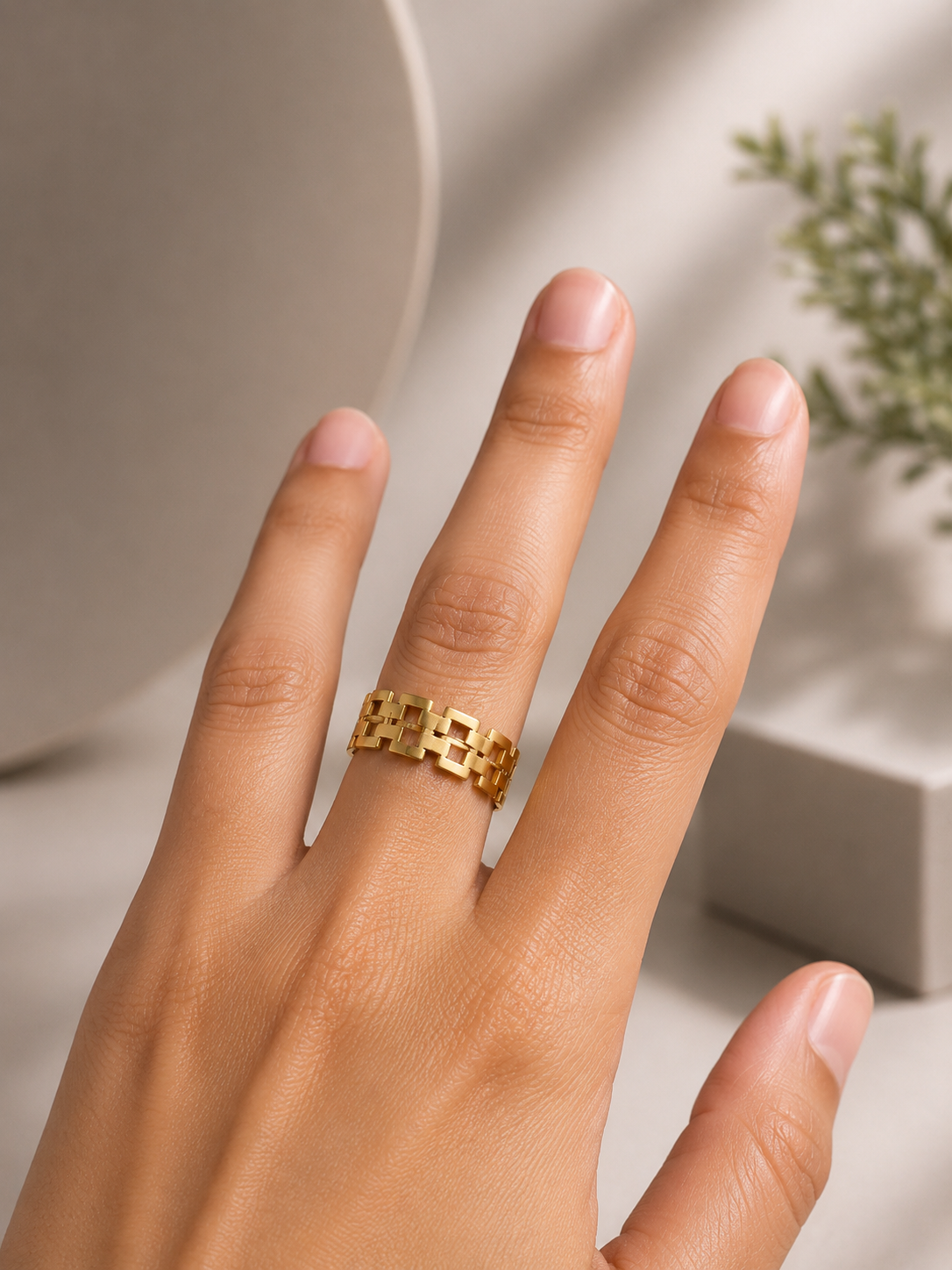challa stainless steel ring