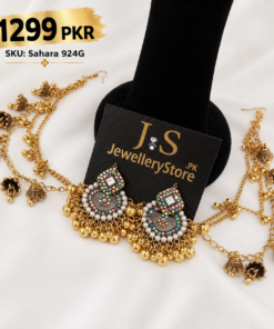 Indian Bridal Jewellery Sahara Bahubali Earrings