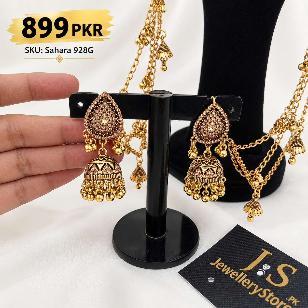 small jhumki sahara Earrings