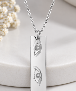 Custom Eye Design Pendant Necklace