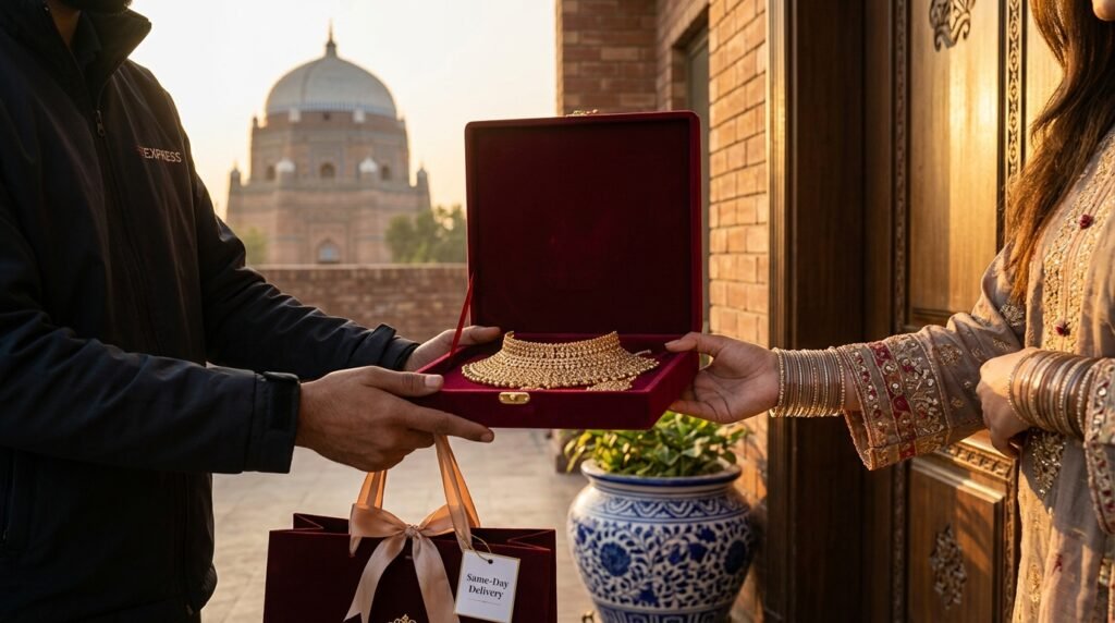 same day jewellery delivery Multan
